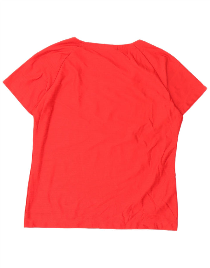 Nike Camiseta para mujer Top US 12/14 Grande Rojo Poliéster