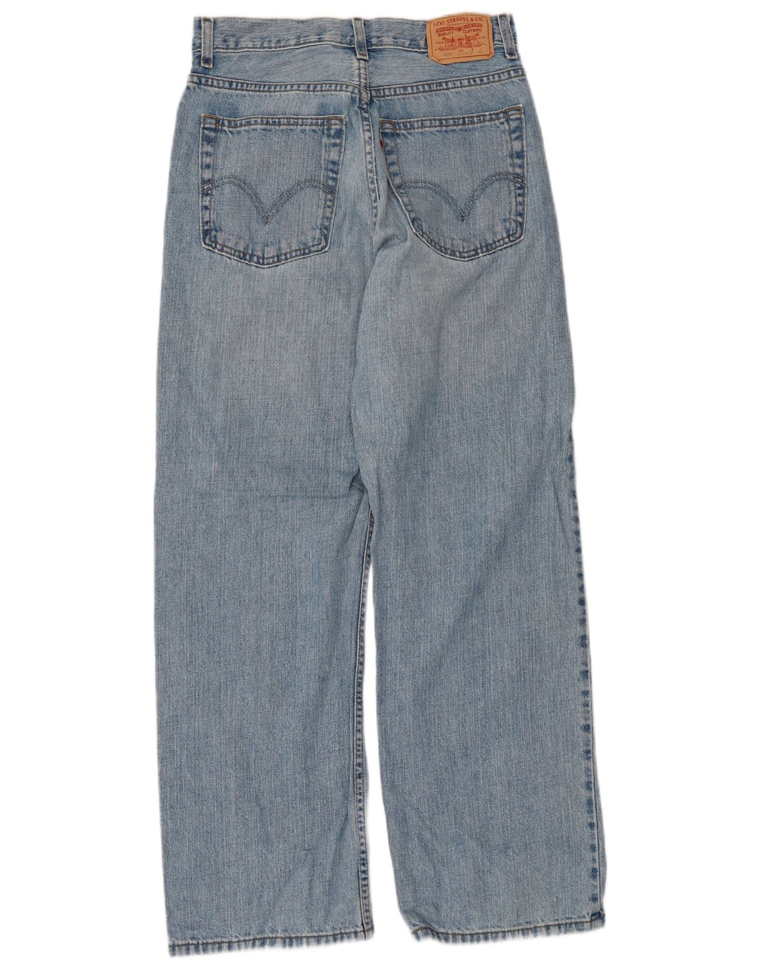 Levi's Mujer 569 Vaqueros Rectos De Corte Holgado W27 L29 Algodón Azul