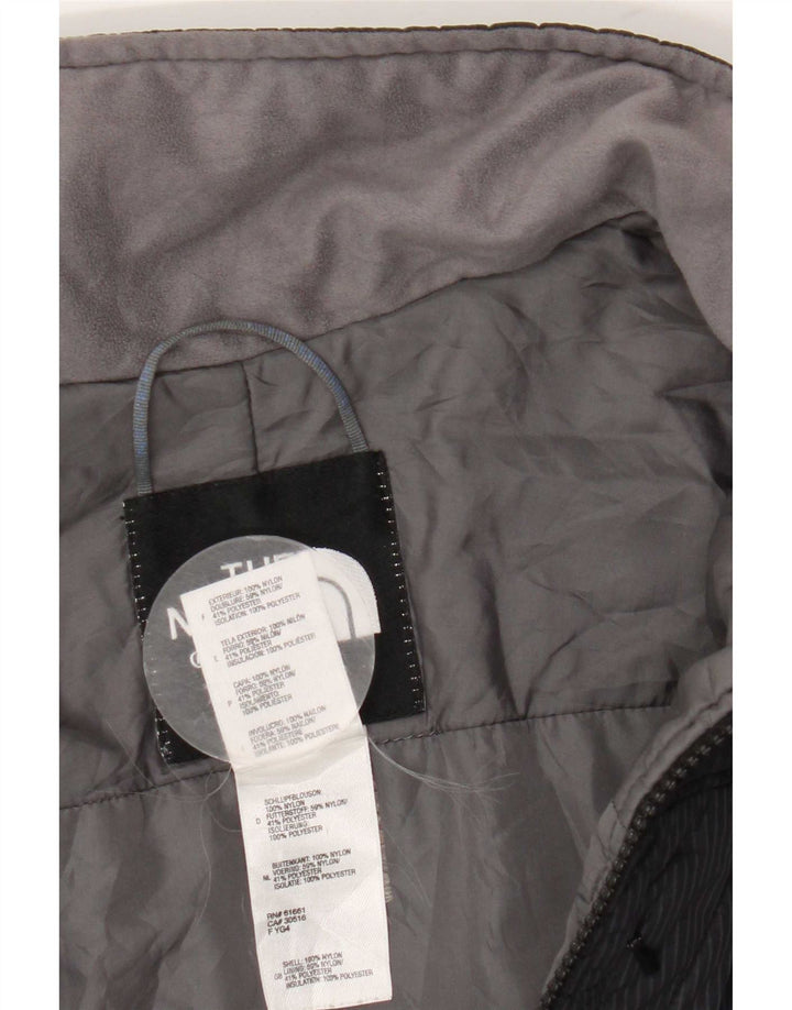The North Face Chaqueta acolchada para mujer UK 46 Large Black Check Nylon