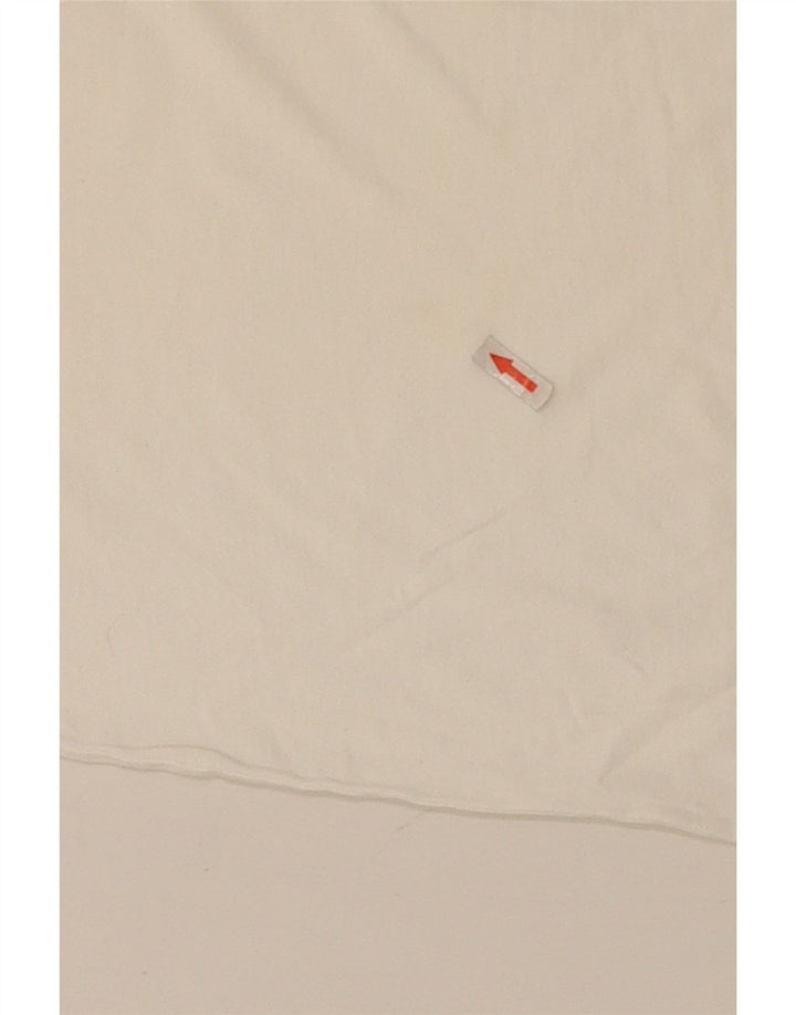 Adidas Hombre Camiseta Gráfica Top Mediano Blanco