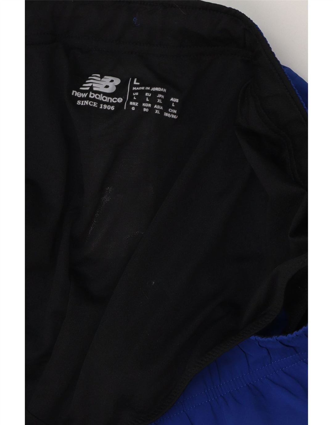 New Balance Pantalón corto deportivo para hombre Poliéster azul grande