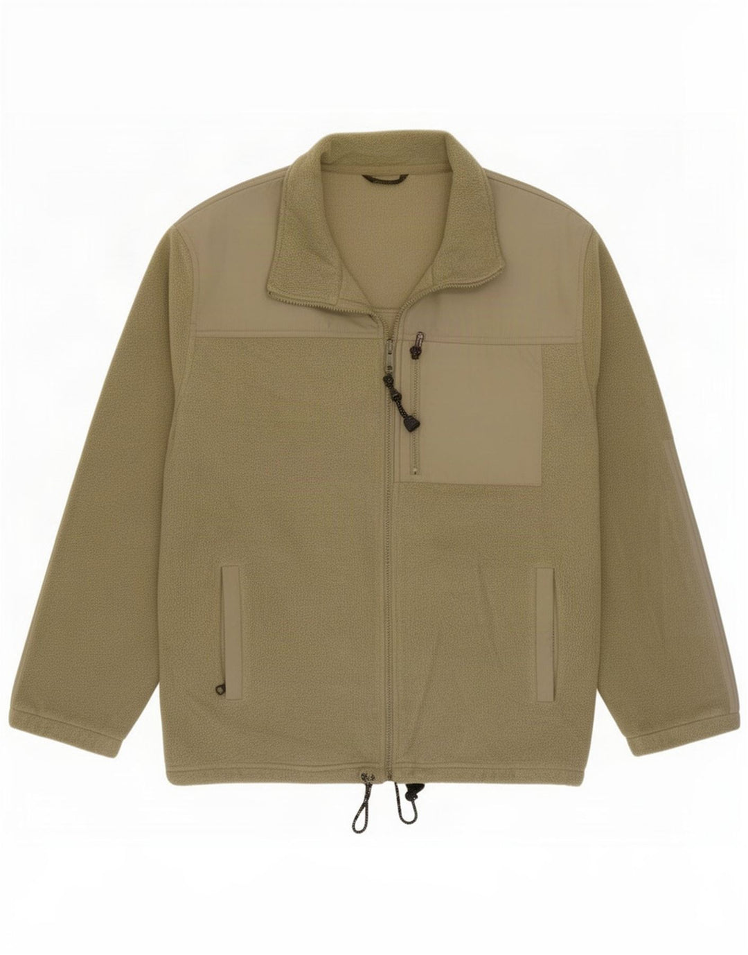 Marks & Spencer Chaqueta de forro polar holgada para hombre Poliéster caqui medio