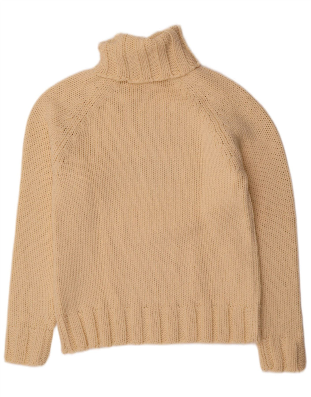 Scotch & Soda Jersey con cuello vuelto y gráfico para mujer, talla 44, color beige medio