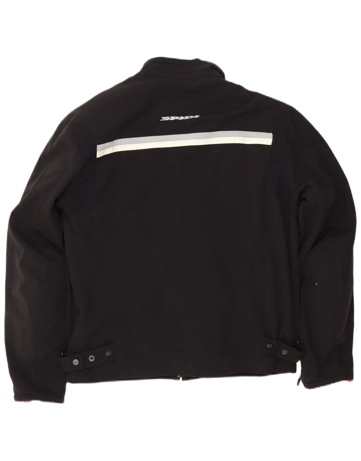 Spidi Mens Racer Jacket UK 40 Large Negro Colorblock Poliamida