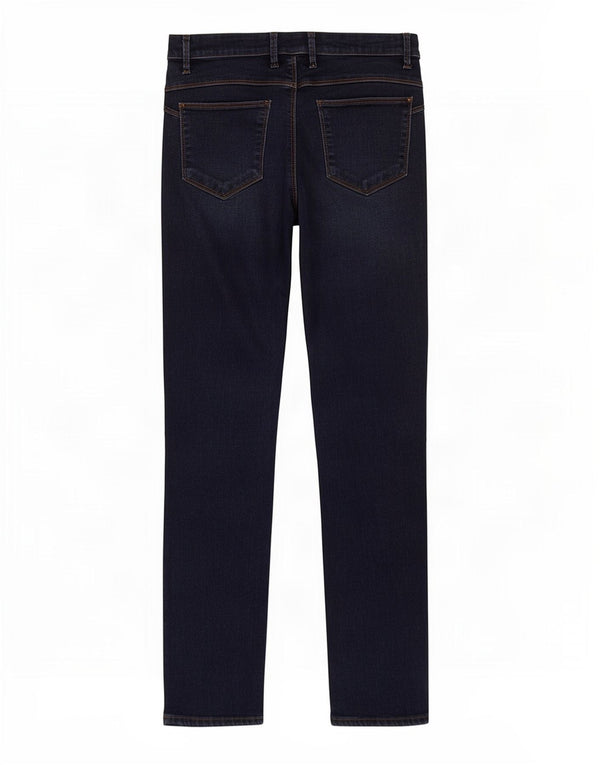 Marks & Spencer Vaqueros rectos para mujer UK 14 Large W30 L28 Azul marino Algodón