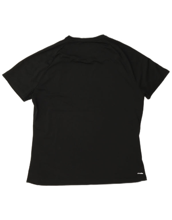 Adidas Mujer Climalite Camiseta Top UK 20/22 XL Negro Poliéster