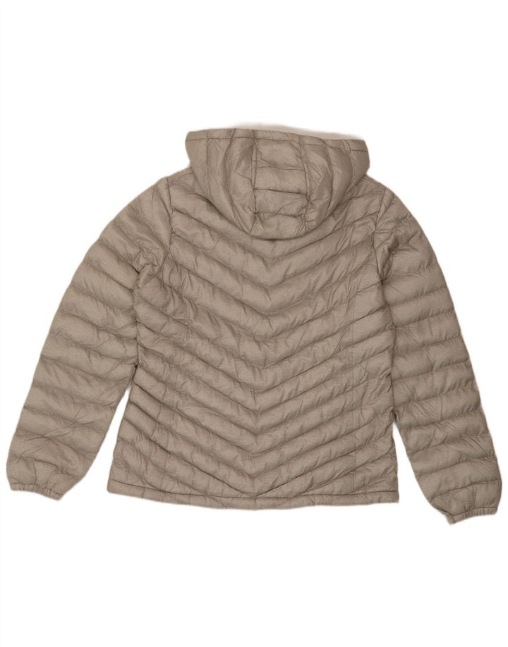 Chaqueta acolchada con capucha para mujer Mountain Warehouse UK 42 Poliéster beige medio