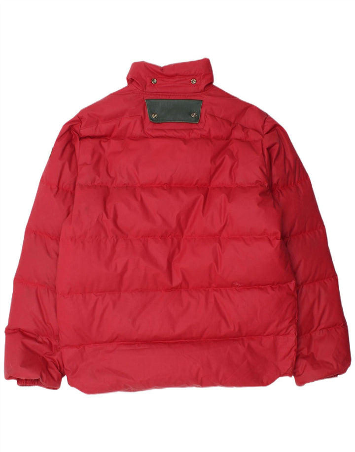 Diesel Chaqueta acolchada para hombre ES 42 XL Poliéster rojo