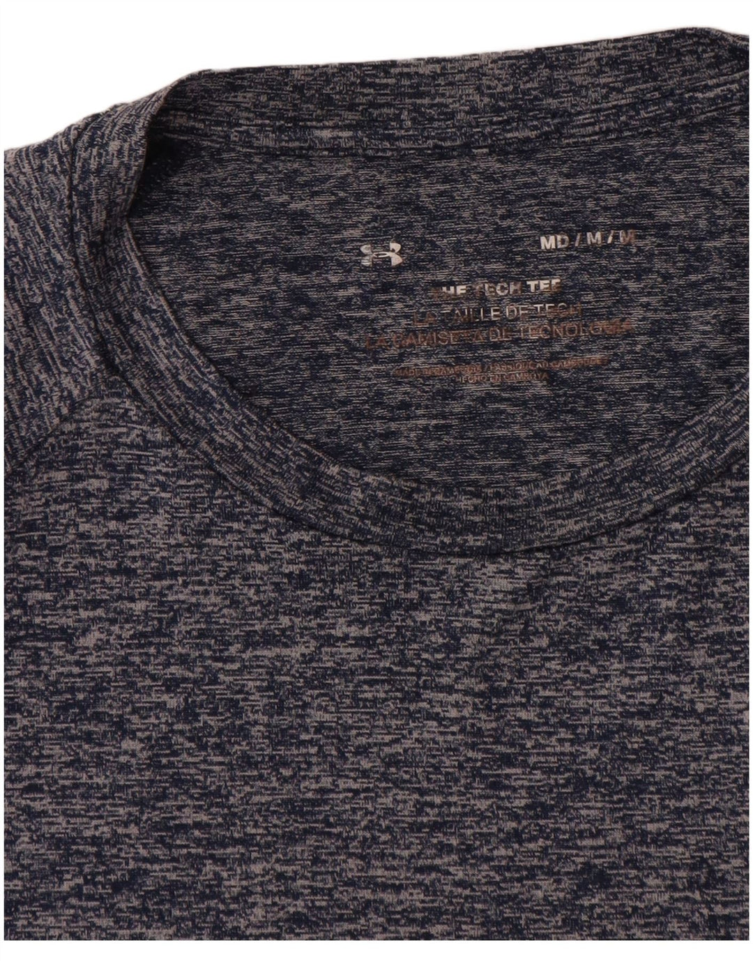 Camiseta Under Armour Hombre Top Medium Azul Marino Moteado