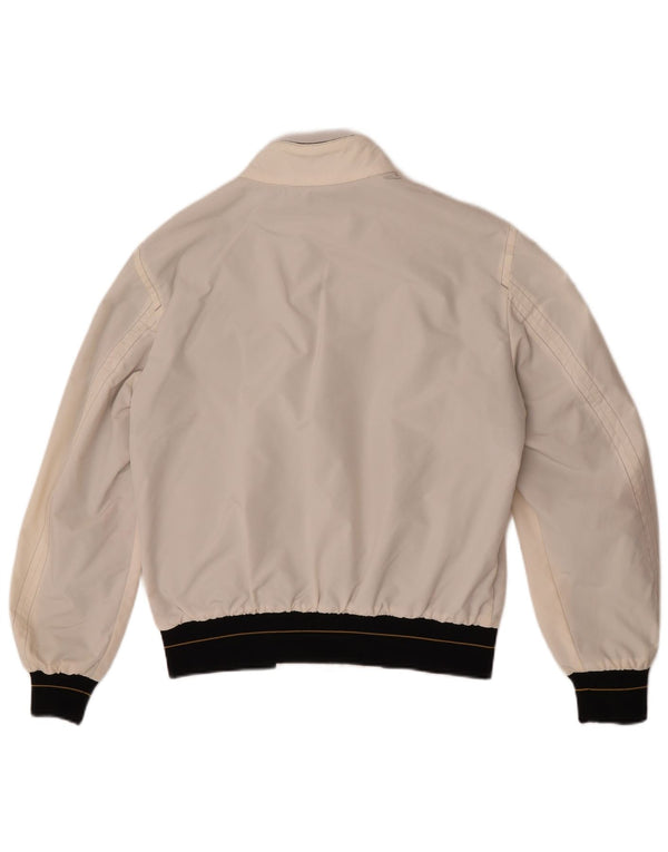Refrigiwear Chaqueta impermeable para hombre UK 40 Large Off White Colourblock Nylon