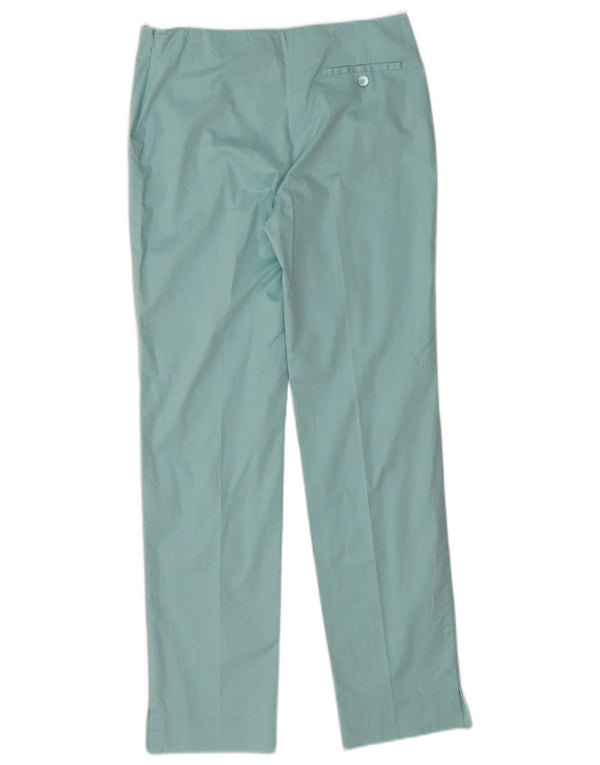 Luisa Spagnoli Pantalones casuales para mujer IT 44 Medium W28 L28 Turquesa