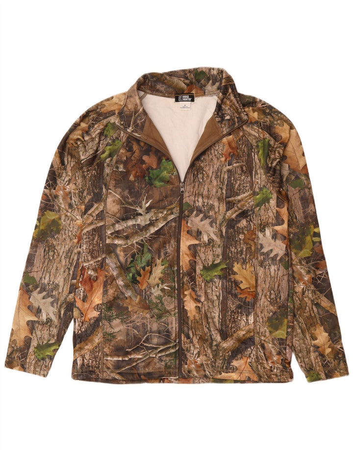 RIDGE HUNTER Chaqueta superior de chándal para hombre Poliéster de camuflaje marrón medio