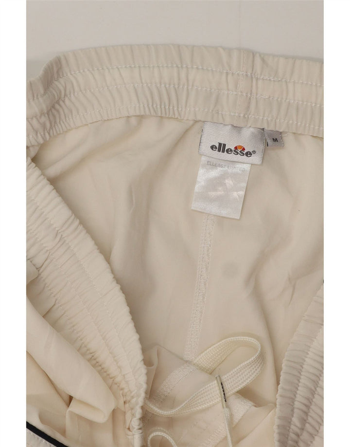 Ellesse Mens Sport Shorts Medium Off White Poliéster