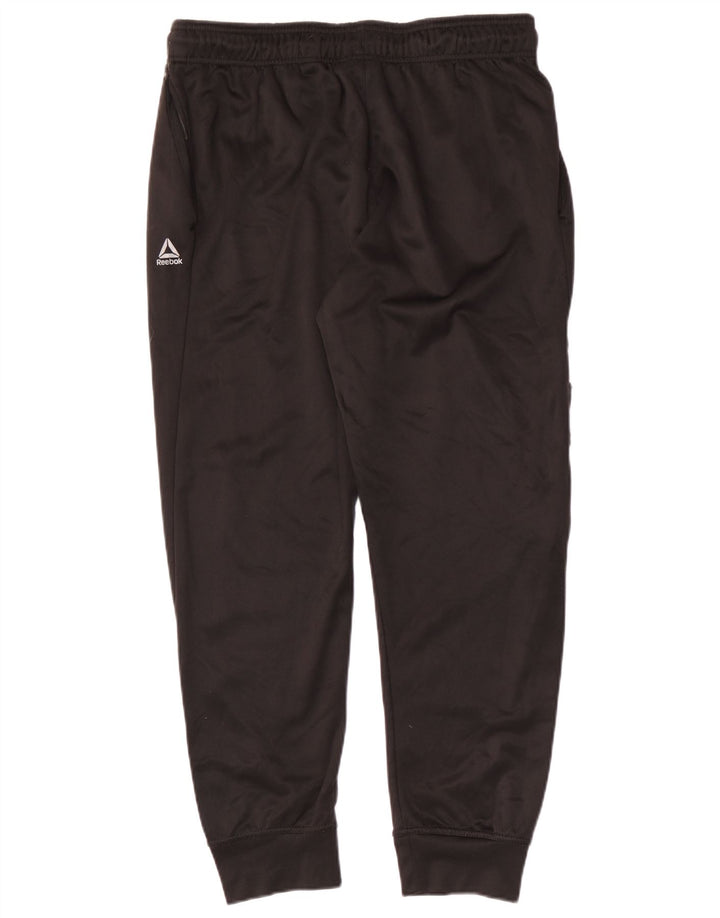 REEBOK Pantalones de chándal para hombre Joggers Large Negro Poliéster