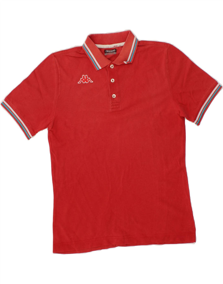 KAPPA Mens Polo Shirt Medium Red Vintage Kappa and Second-Hand Kappa from Messina Hembry 