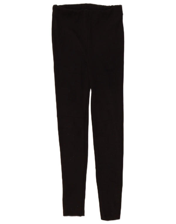 Zara Leggings Mujer UK 40 Mediano Poliéster Negro
