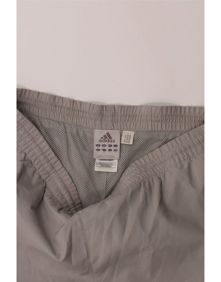 ADIDAS Mens Tracksuit Trousers Small  Grey Polyester Vintage Adidas and Second-Hand Adidas from Messina Hembry 
