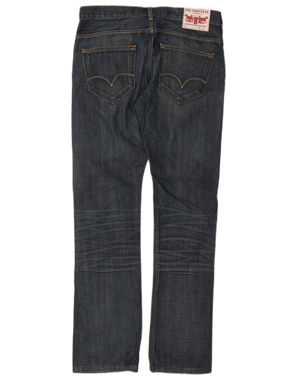 Vaqueros rectos Levi's para hombre W33 L34 Algodón azul marino