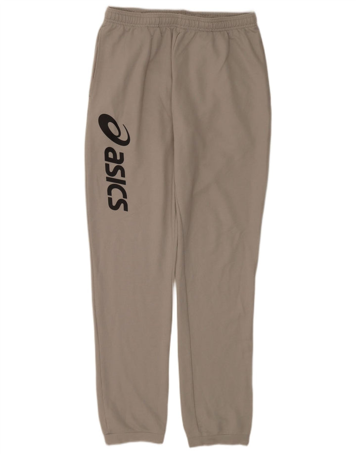 Asics Hombre Graphic Chándal Pantalones Joggers Grande Gris Poliéster
