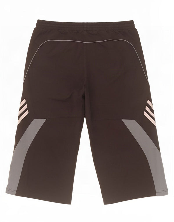 Adidas Bermudas deportivas para hombre UK 38 Medium Negro Colorblock Poliéster