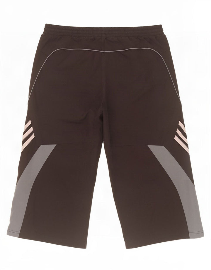 Adidas Bermudas deportivas para hombre UK 38 Medium Negro Colorblock Poliéster