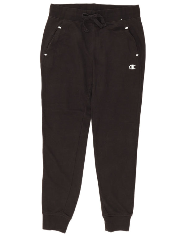 Champion Pantalones de chándal para mujer Joggers UK 14 Medium Black Cotton