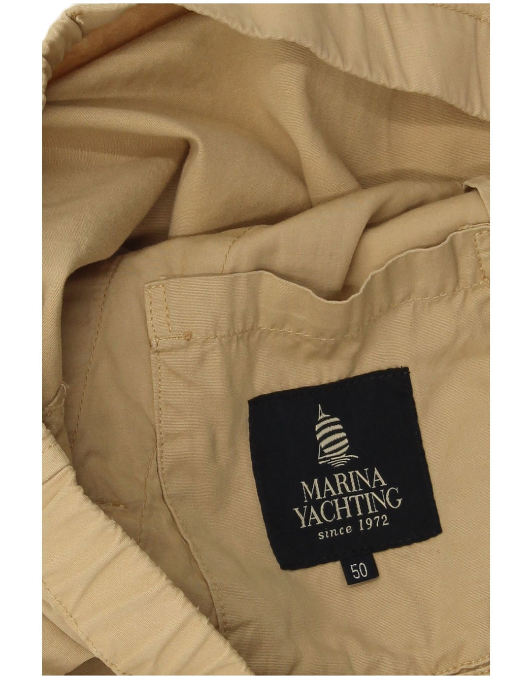 Marina Yachting Chaqueta Bomber Hombre IT 50 Large Algodón Beige
