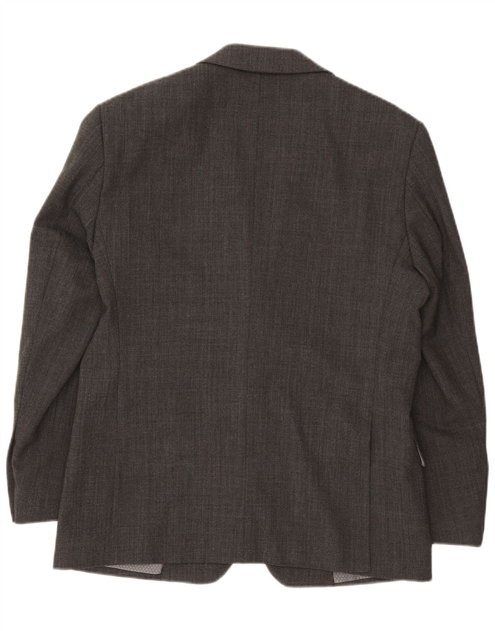 Jeff Banks Chaqueta tipo blazer de 2 botones para hombre EU 50 Poliéster gris grande