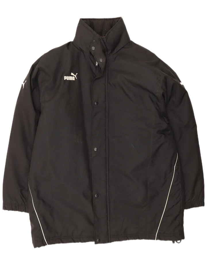 Puma Abrigo acolchado para hombre UK 40 Grande Poliéster negro