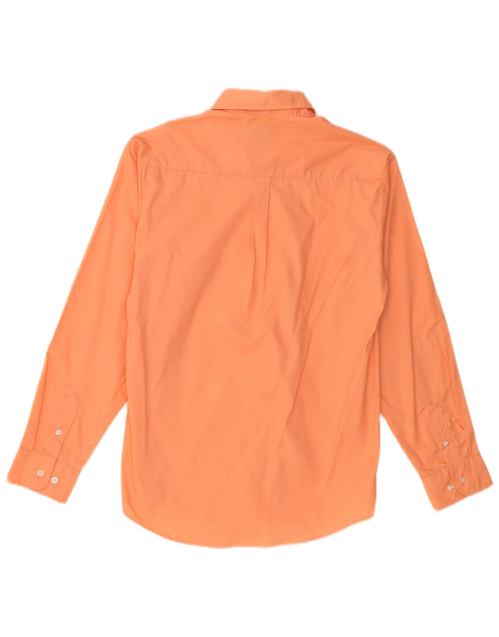 IZOD Boys Shirt 15-16 Years Orange Cotton