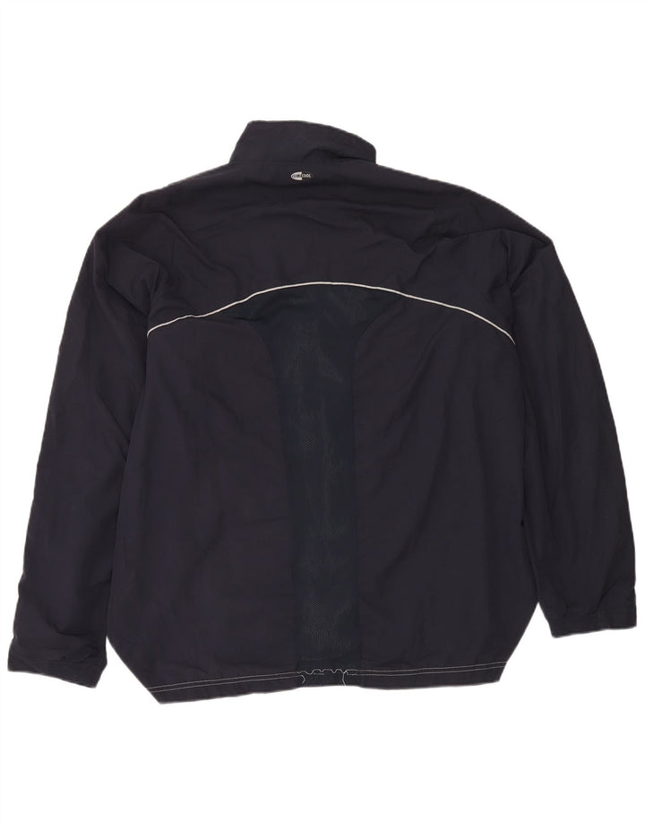Adidas Mens Climacool Chándal Top Chaqueta Grande Azul Marino Colorblock