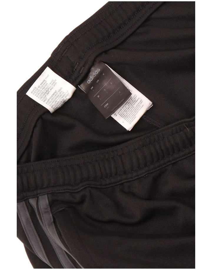 Adidas Hombre Climalite Pantalones De Chándal Grande Negro Colorblock Poliéster