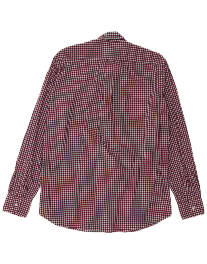 Camisa Aspesi para hombre talla 41 16 algodón a cuadros rojo grande