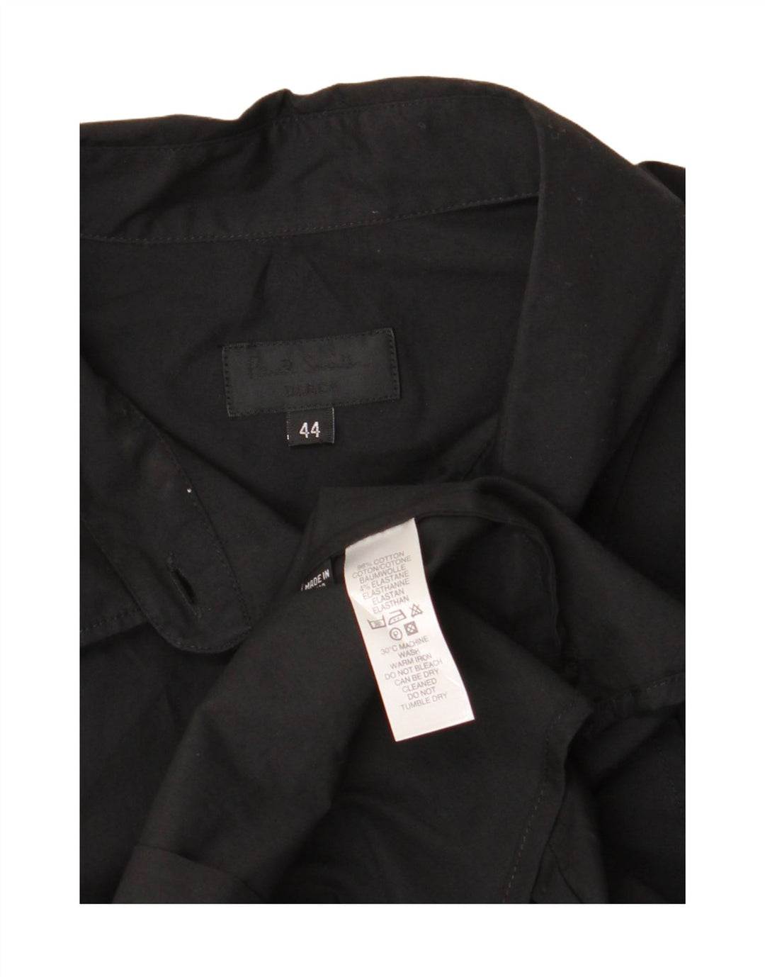 Paul Smith Camisa para mujer IT 44 Mediana Algodón negro