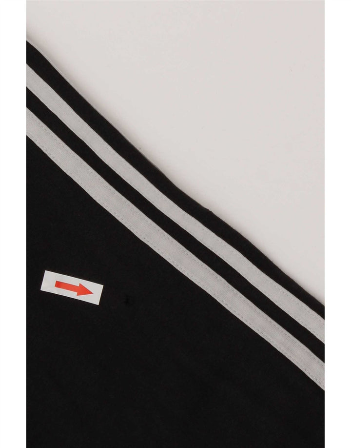 Adidas Hombre Top Manga Larga Pequeño Algodón Negro