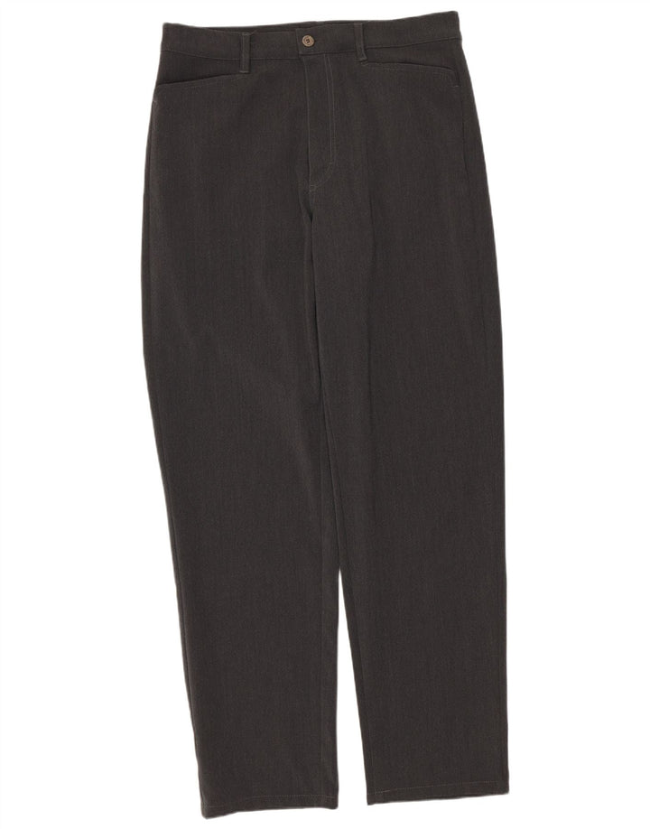 Guess Pantalones Casuales Rectos Para Hombre W32 L29 Poliéster Gris