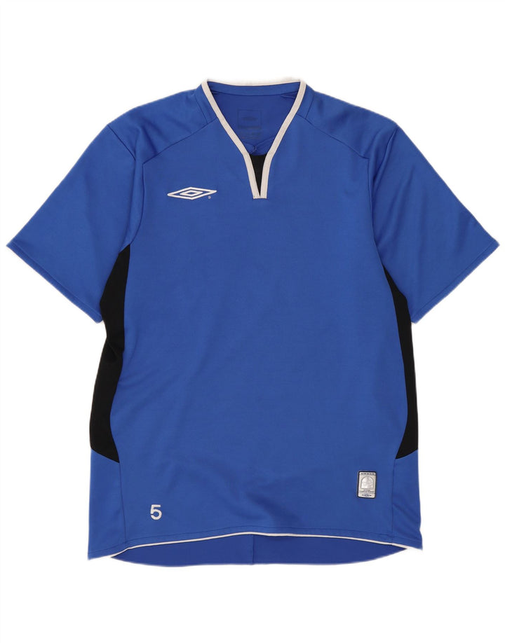 Camiseta Lotto Hombre Top Azul Medio Colorblock Poliéster