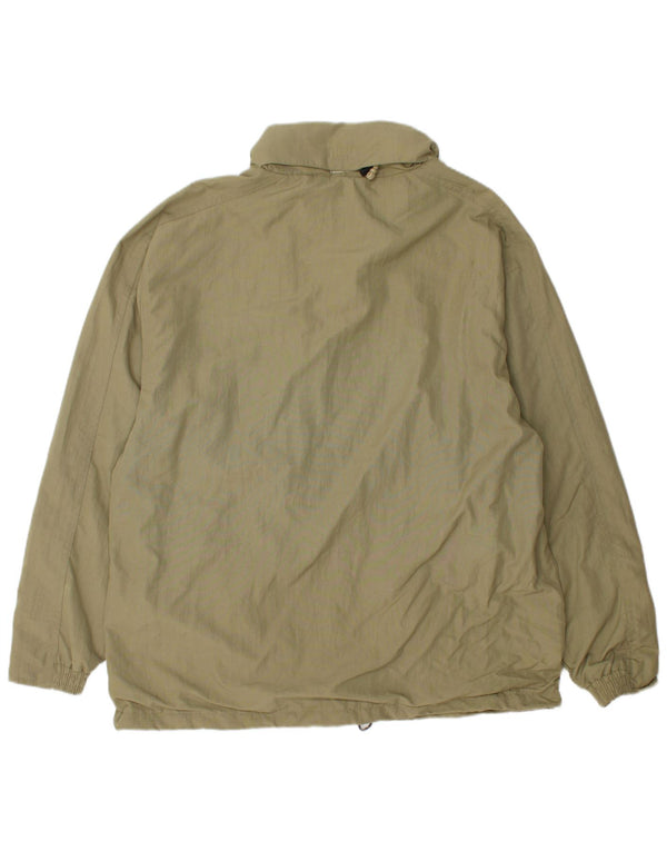 Diadora Chubasquero con capucha para hombre ES 42 XL Caqui Poliamida