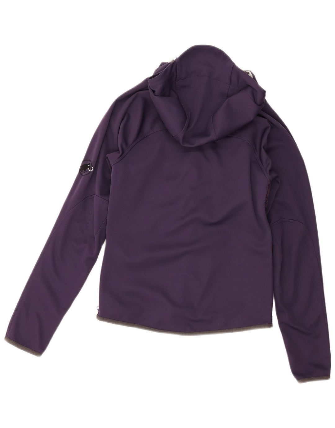 Mammut Chaqueta de chándal con capucha para mujer UK 6 XS Poliéster morado