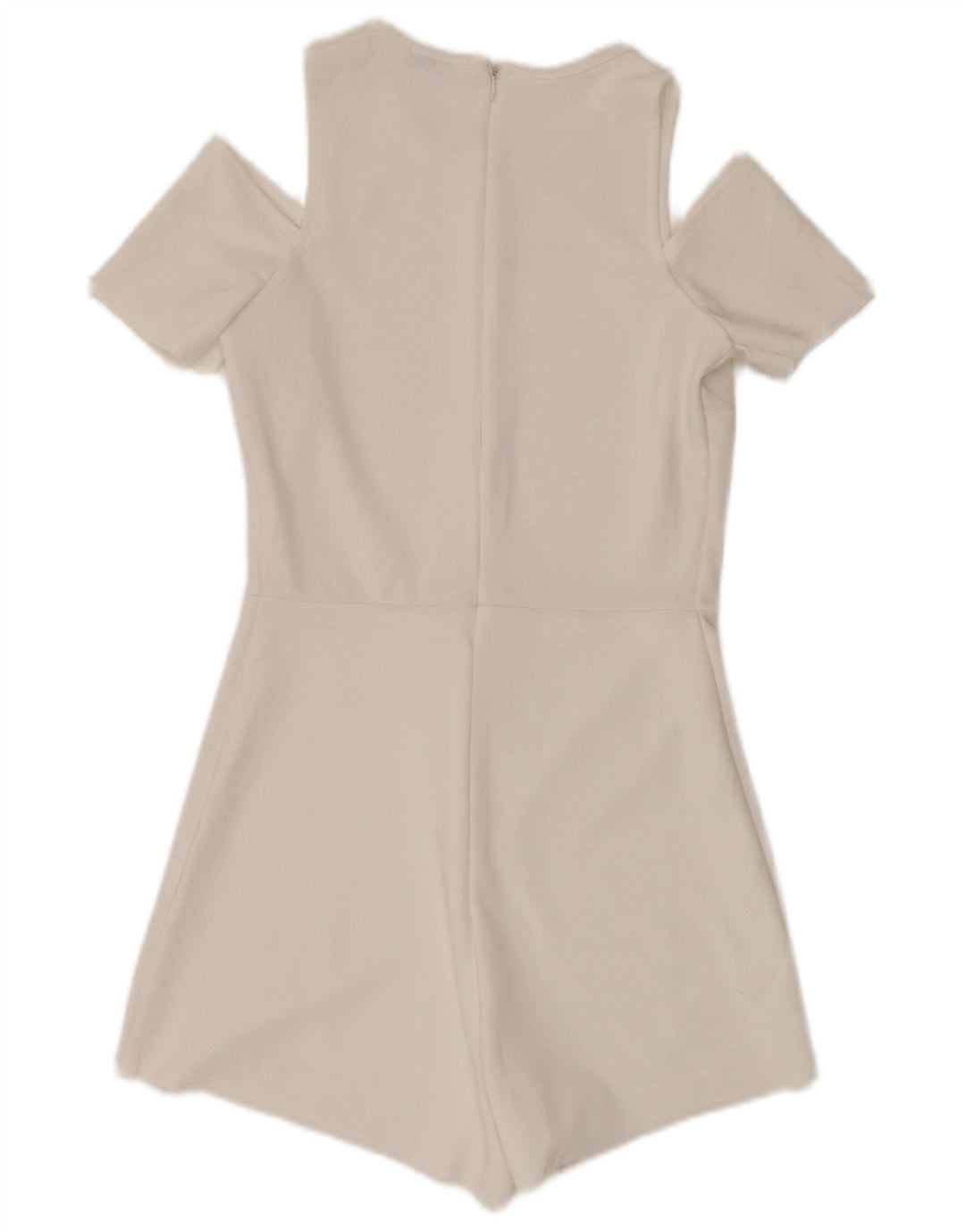 ZARA Mono corto de manga corta para mujer UK 8 Small W28 Blanco