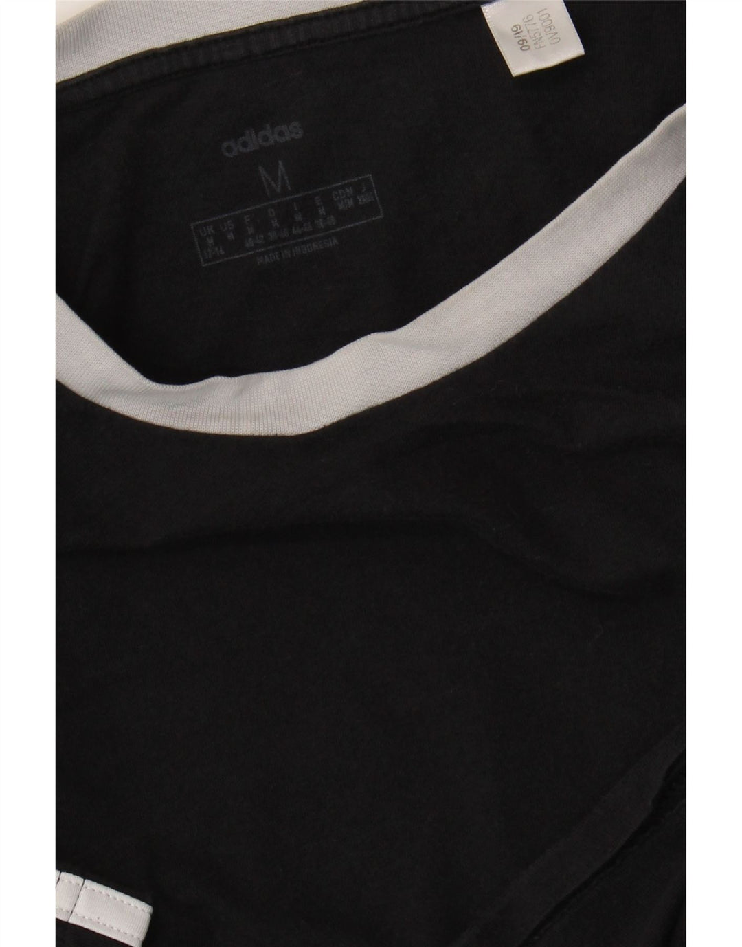 Adidas - Camiseta gráfica para mujer, talla 12/14, talla M, color negro