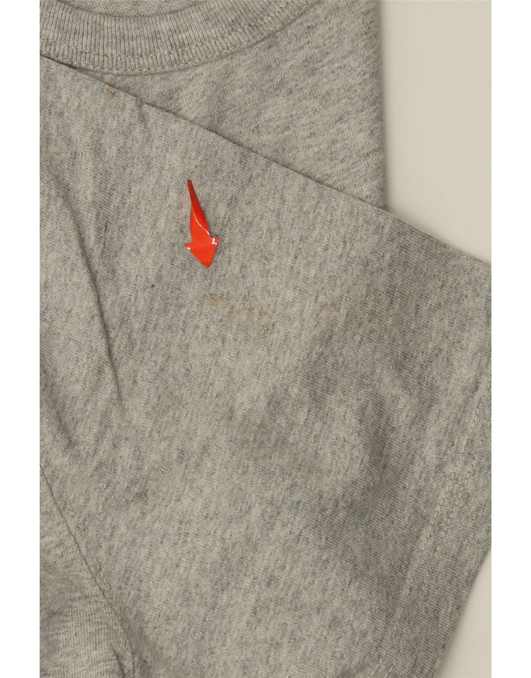 CHAMPION Camiseta Heritage para hombre Top grande de algodón moteado gris