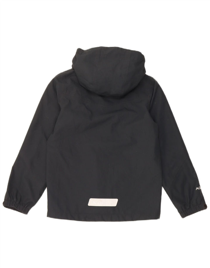 Berghaus Chubasquero con capucha para niños 9-10 años Negro Poliéster