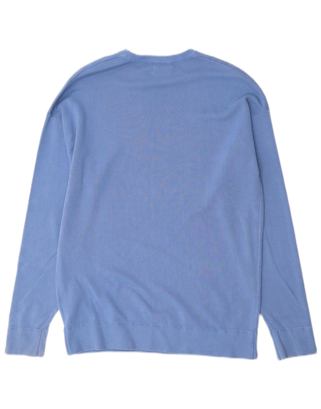 Jersey Massimo Dutti Hombre Cuello Redondo Algodón Azul Medio
