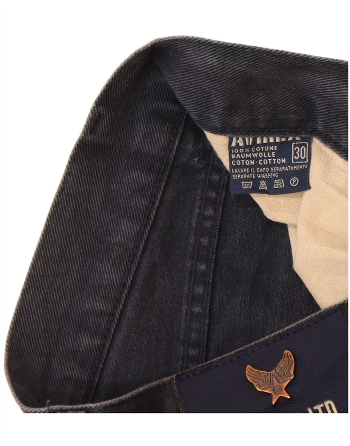 Vaqueros rectos para hombre Avirex W30 L31 Algodón azul marino