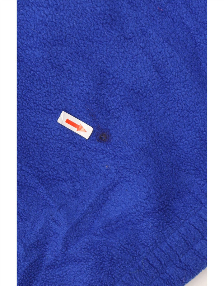 Fila Jersey de forro polar con cuello y botones para hombre IT 52 Poliéster azul grande