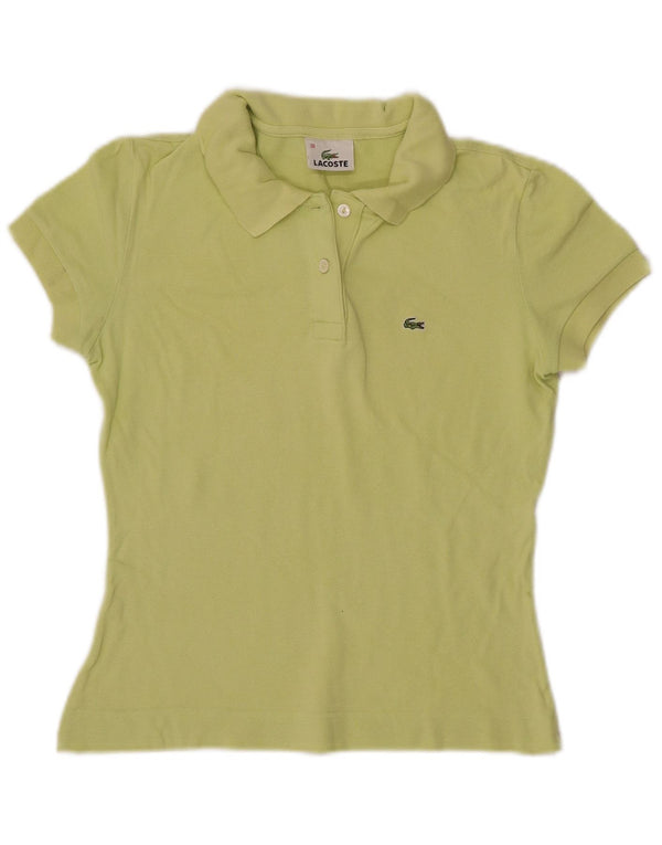 Polo LACOSTE para mujer talla 38 Algodón verde medio