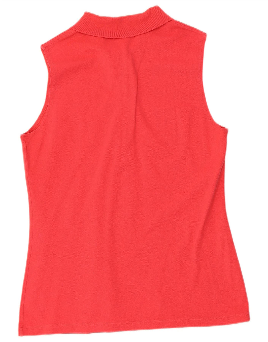 LACOSTE Polo sin mangas para mujer Talla 42 Algodón rojo grande