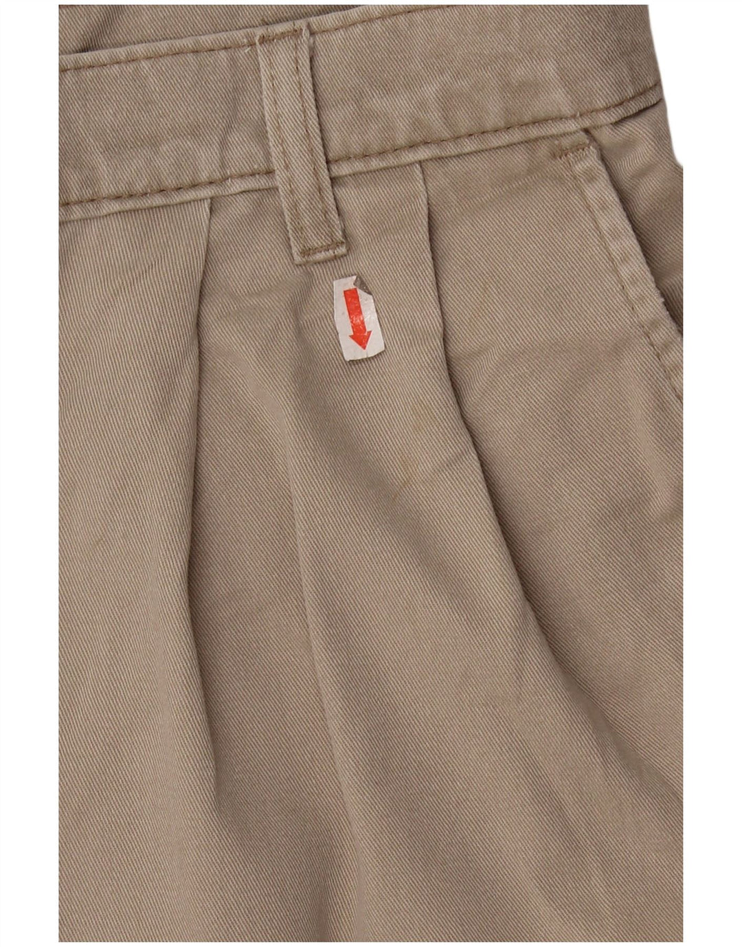 DOCKERS Pantalones cortos chinos con pinzas color caqui para hombre W36 Algodón beige grande