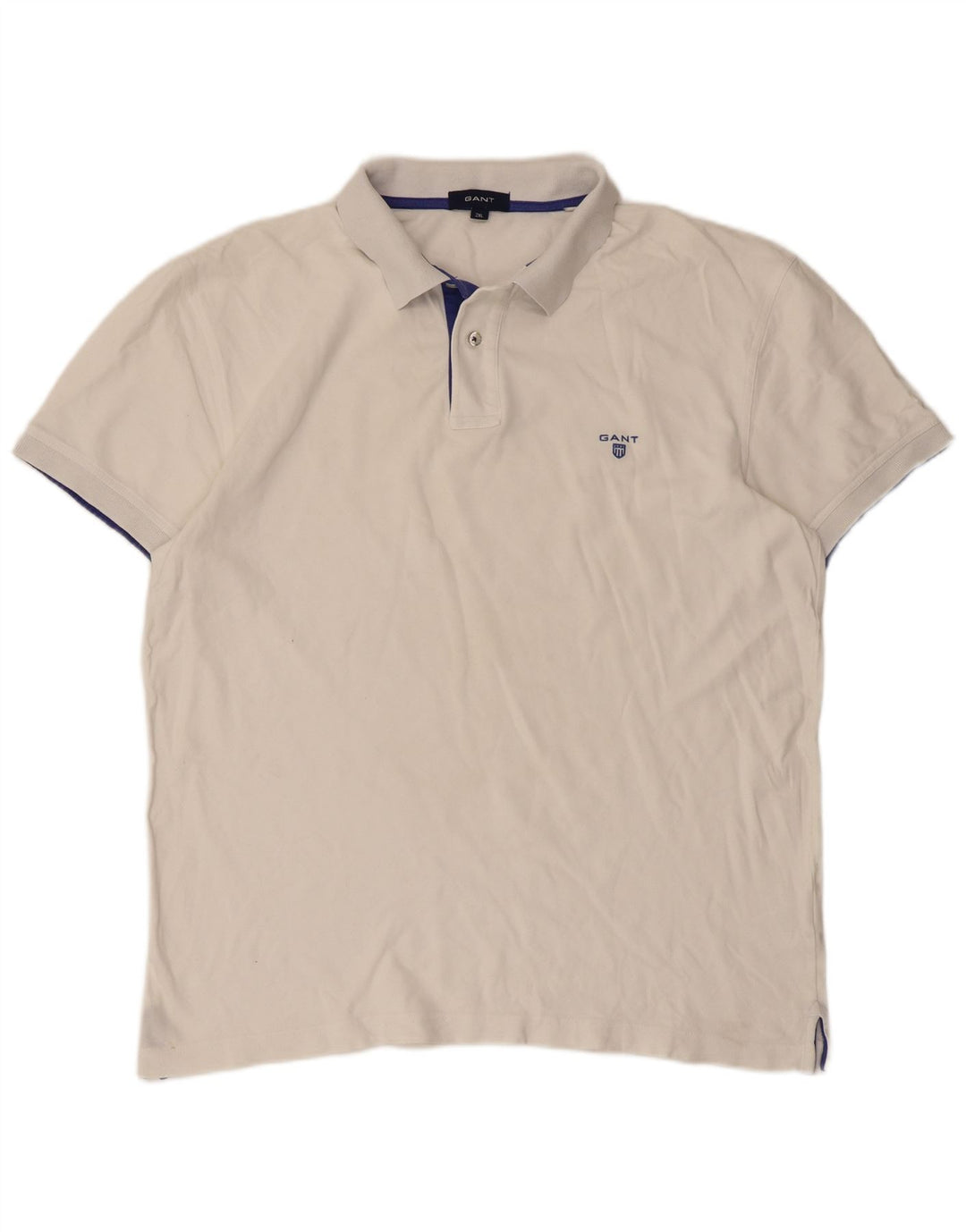 Gant Polo Hombre 2XL Algodón Blanco Clásico